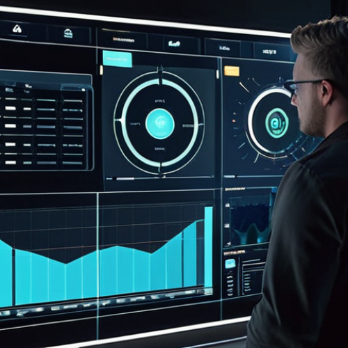 Home 6 **Prompt for image 1 (Strategy, Data, Future):**
A futuristic video strategist analyzes a holographic data dashboard, displaying intricate video analytics, AI-driven insights, and evolving digital content trends. A guiding compass icon is subtly integrated into the interface. The scene is a minimalist, high-tech studio with sleek design elements, featuring cinematic lighting and a professional, forward-looking atmosphere. The overall aesthetic suggests innovation and strategic foresight in video production.