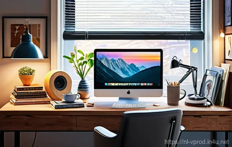영상제작 전문가로서의 브랜드 구축 방법 - **Prompt 1: Authentic Creator's Studio**
    A young adult, perhaps in their late 20s, with a warm a...